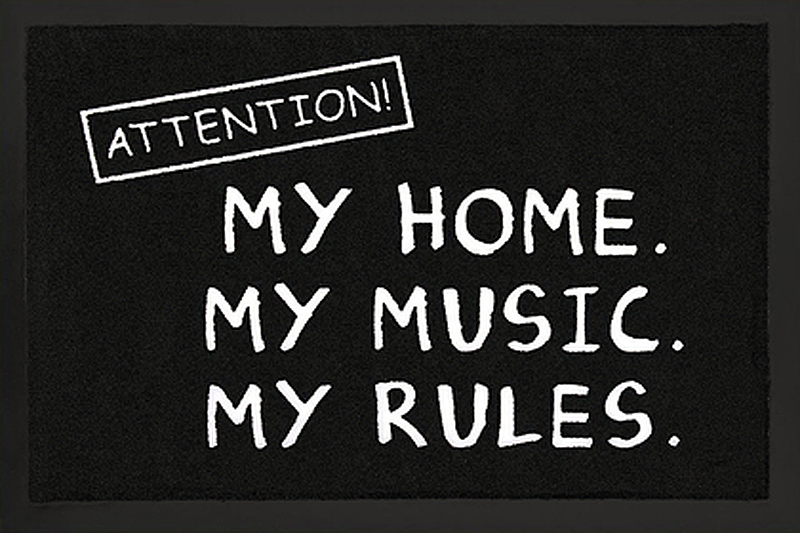 Attention Door Mat My Home