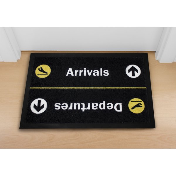 Arrivals/Departures Doormat