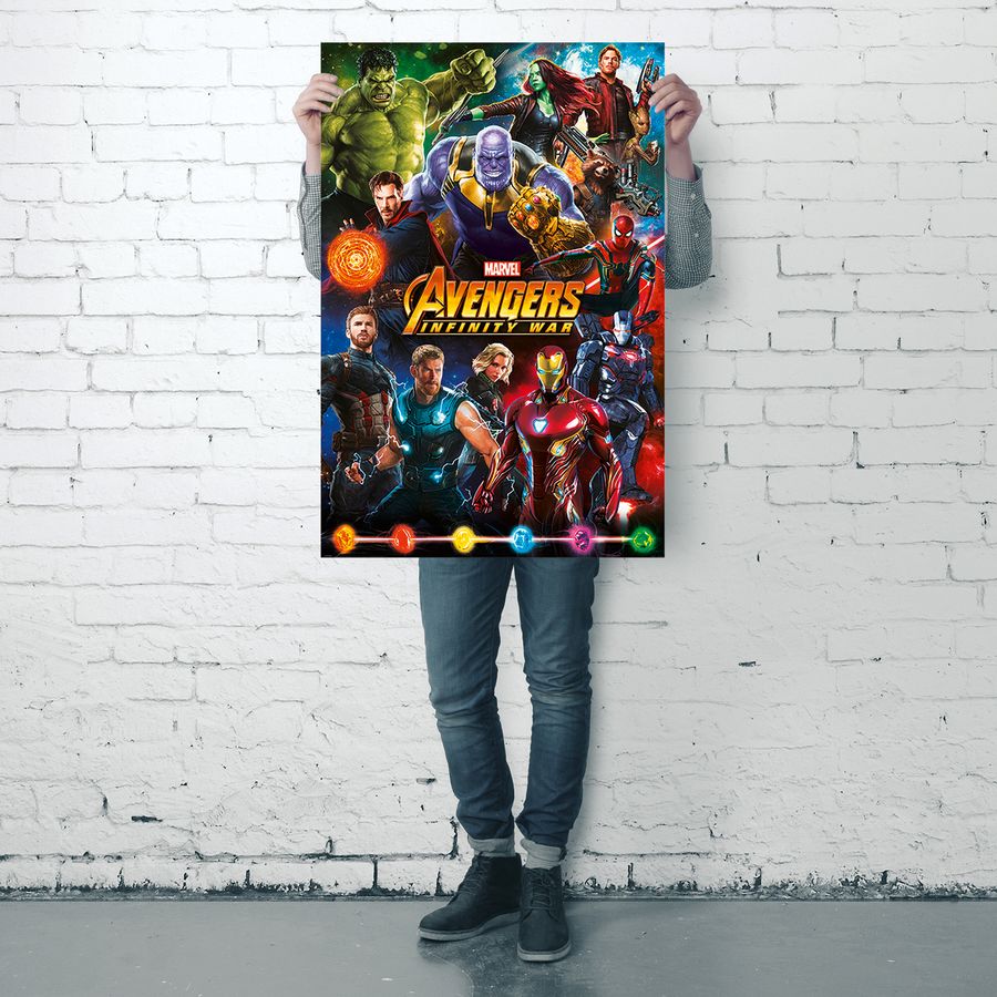  Avengers: Infinity War - Movie Poster/Print (Regular Style)  (Size: 24 inches x 36 inches): Posters & Prints