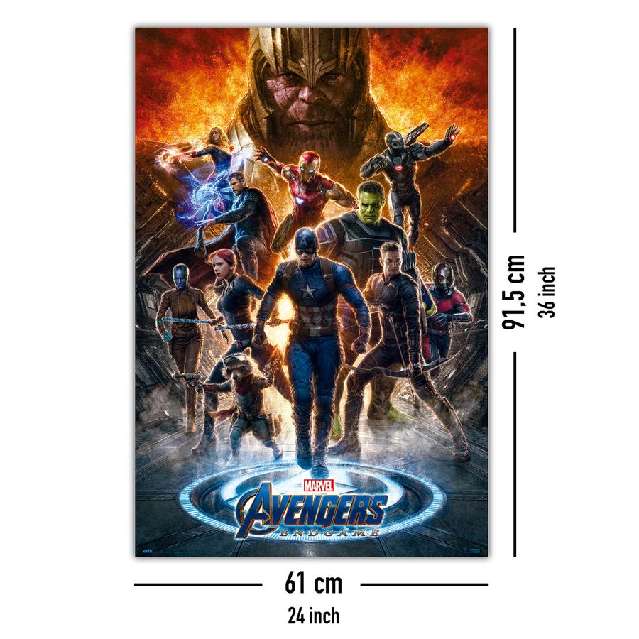 Avengers: Endgame Poster Heroes - Posters buy now in the shop Close Up