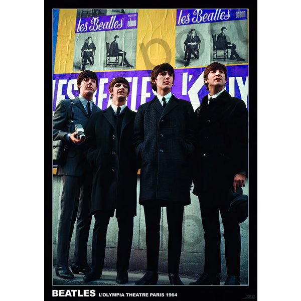 Beatles Poster - Paris 1964