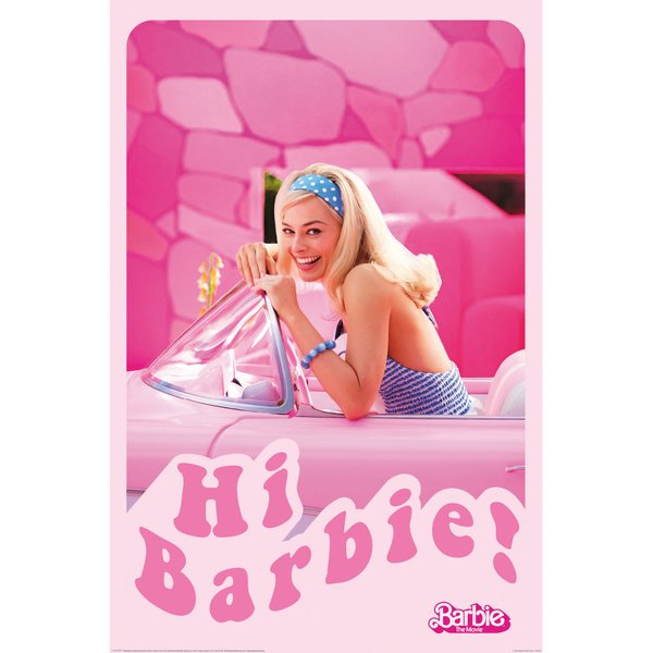 Barbie Poster Movie, Margot Robbie Car - 