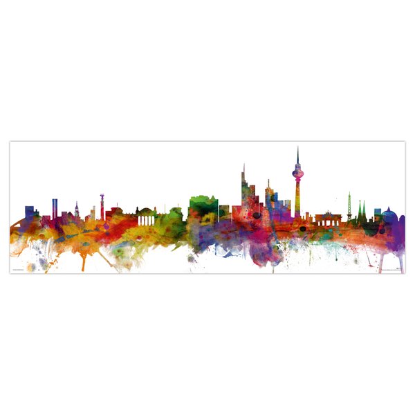 Berlin Skyline Poster -