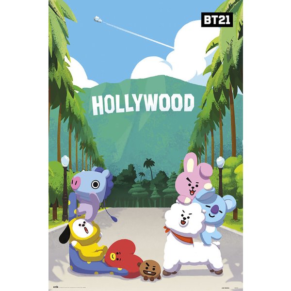 BT21 Poster Hollywood