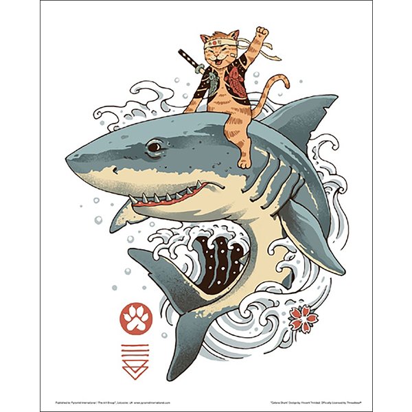Catana Shark Art Print -
