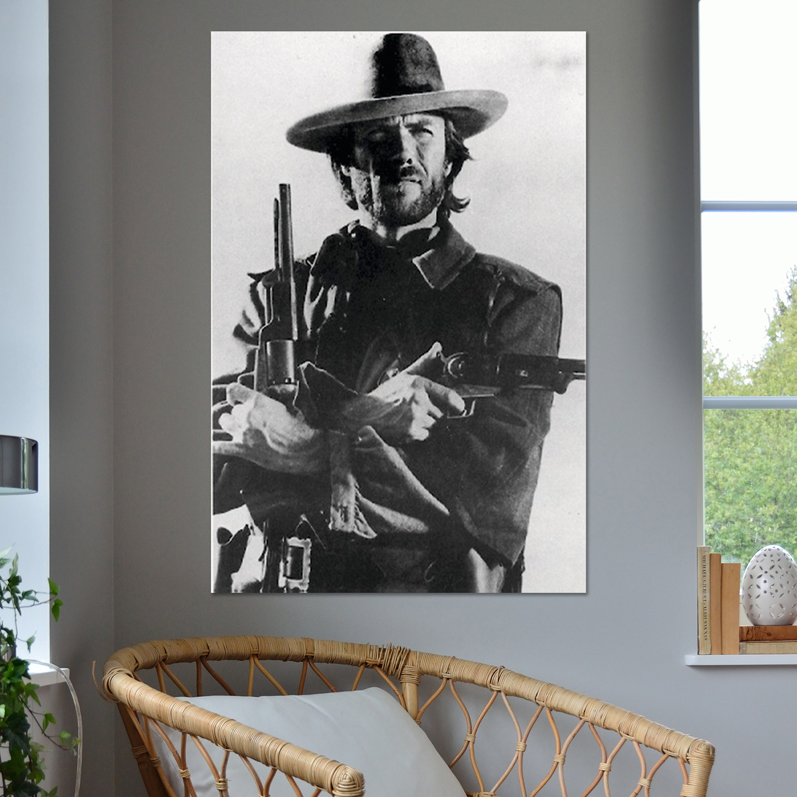 Clint Eastwood Poster, Clint Eastwood Wall Art, Clint