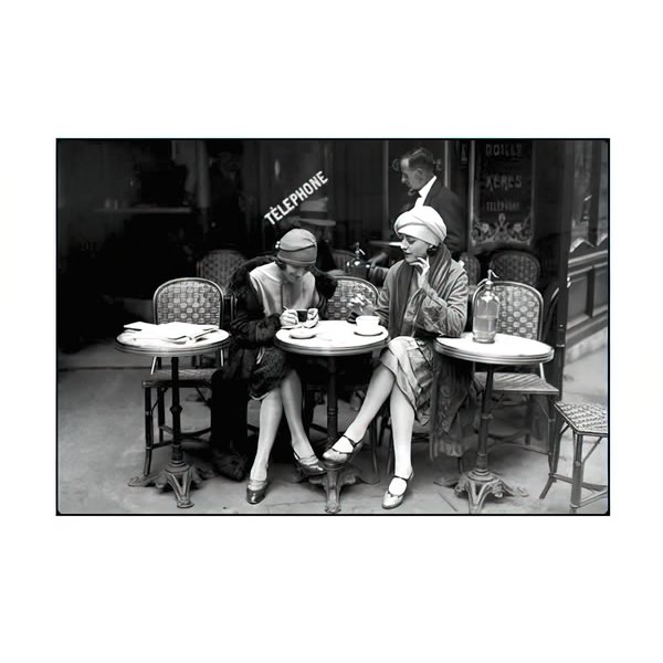 CAFÉ ET CIGARETTE, PARIS, 1925