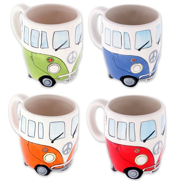 Camper Bus Mugs Set