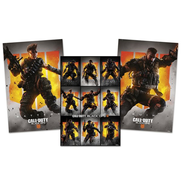 COD Black Ops 4 Poster Set