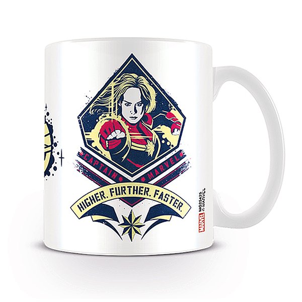Captain Marvel Mug Higher