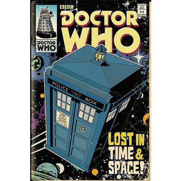 Doctor Who Poster Tardis Comic
