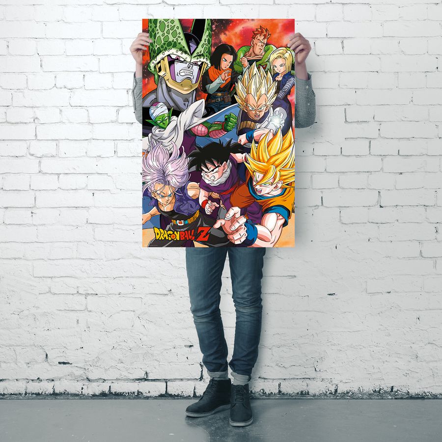 Cell saga poster  Dragon ball z, Dragon ball, Anime