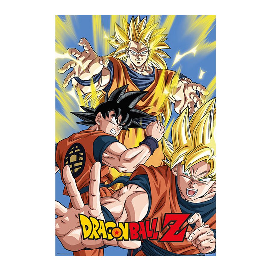 Dragon Ball Z Goku Poster, on Close Up