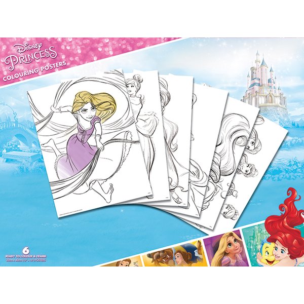 Disney Frozen "Princess" Colouring Poster (6 pieces)