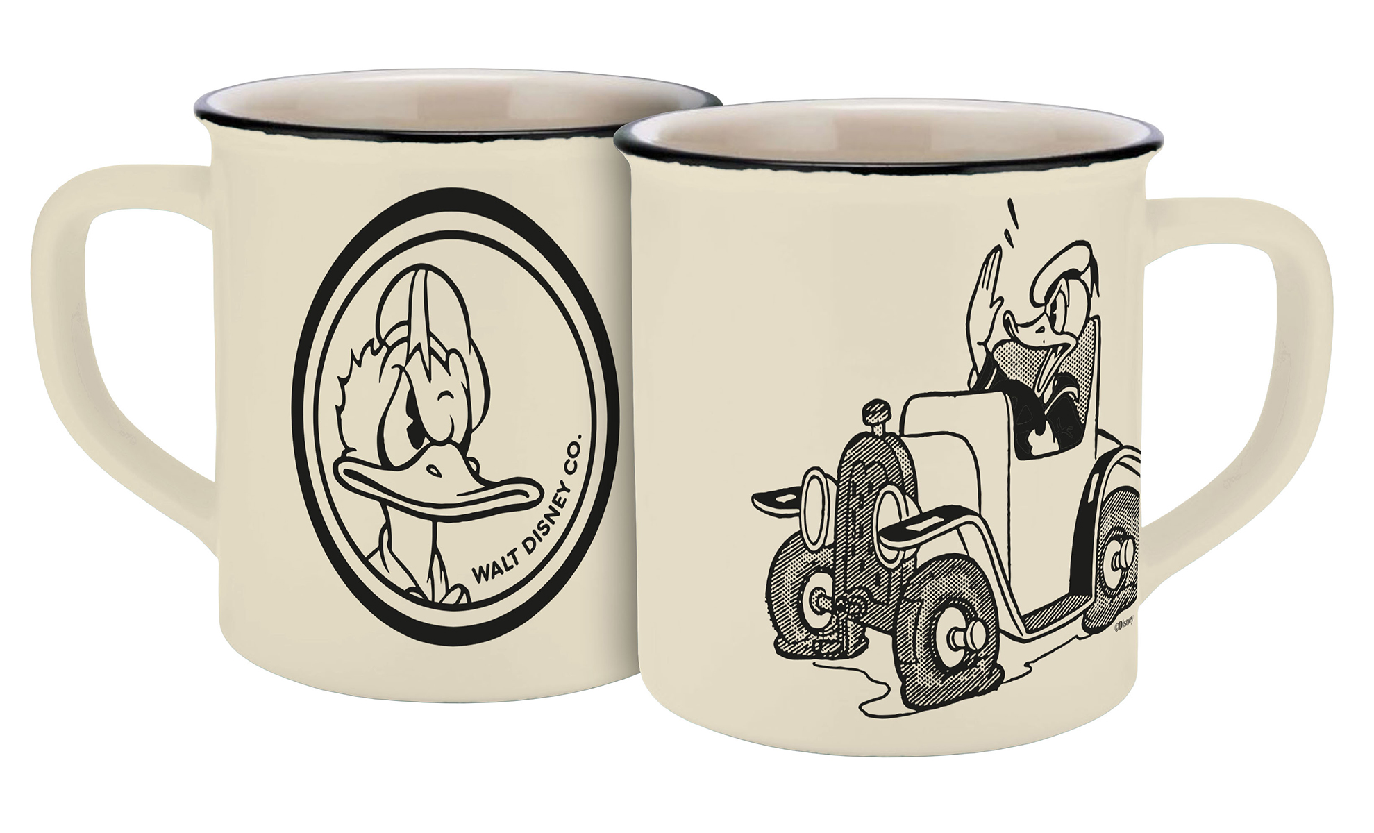 Disney Donald Duck Mug In the Car Vintage - Glasses, Mugs, Bowls buy now in  the shop Close Up GmbH