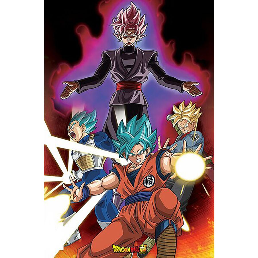  Dragonball Super - Framed Manga TV Show Poster (Goku