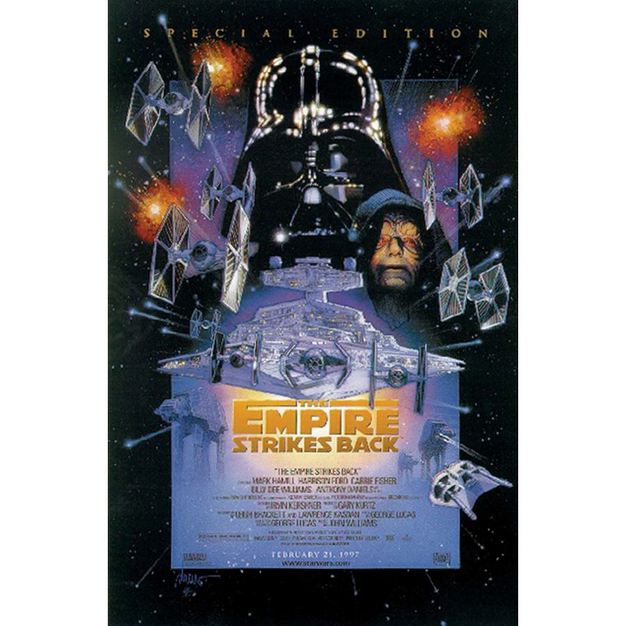 Poster Star Wars AT-AT Fight Poster long - Door Posters buy now in the shop  Close Up GmbH