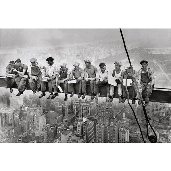 EATING ABOVE MANHATTAN -