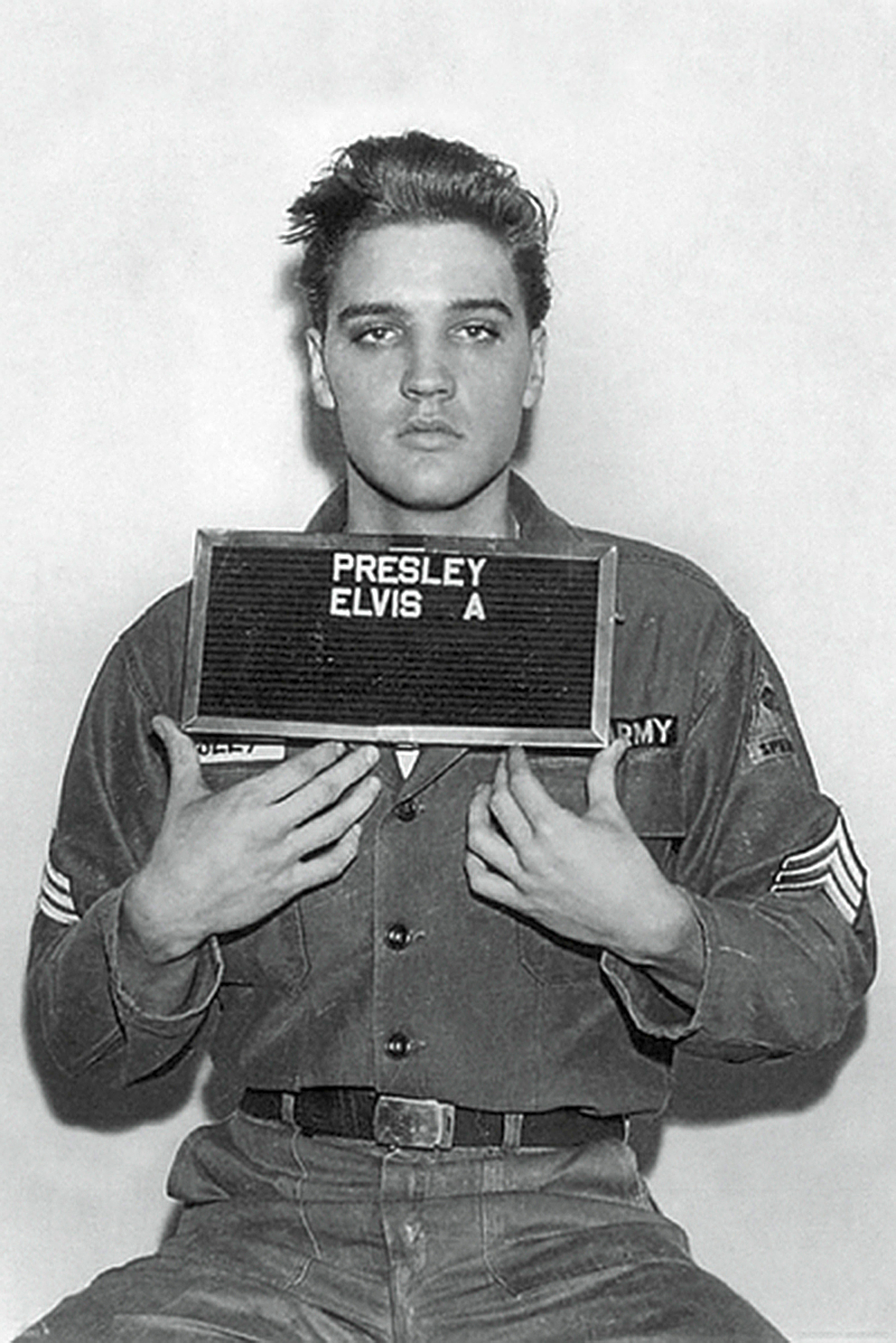 Elvis Presley Poster Mugshot Mug Shot Posters buy now in the shop Close Up GmbH