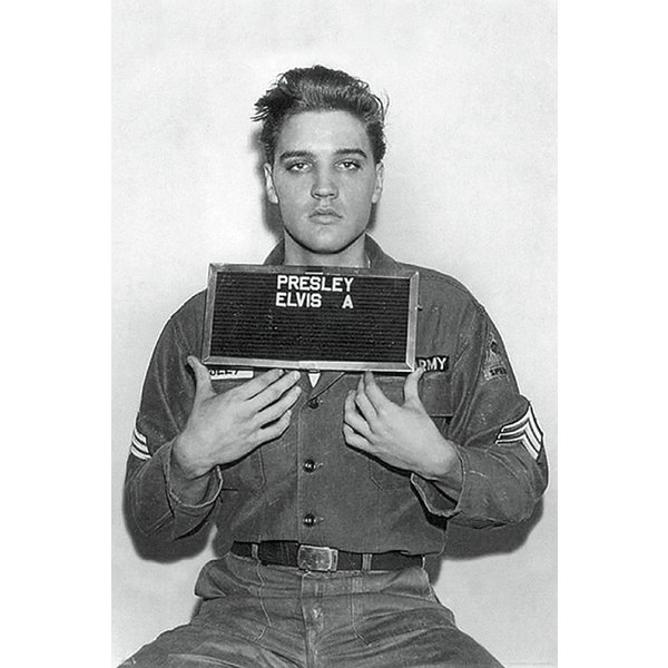 Elvis Presley Poster Mugshot 