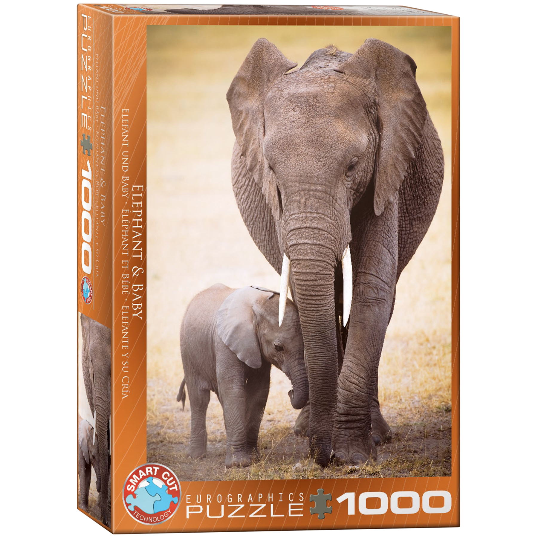 DER ELEFANT THE ELEPHANT Clementoni Puzzle 39416-1000 Pcs. 