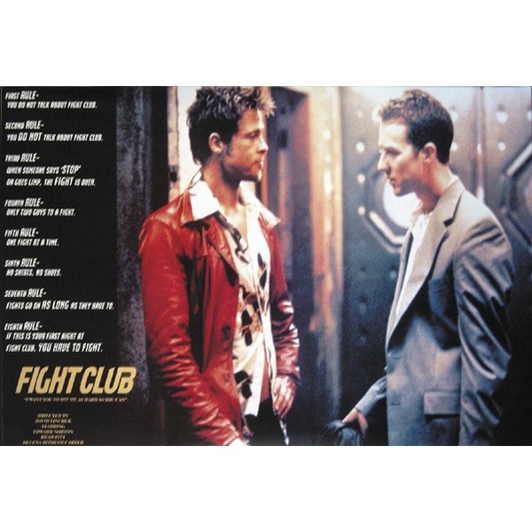 FIGHT CLUB RULES POSTER