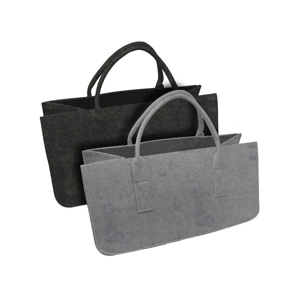 Set of 2 Felt Firewood Bags 