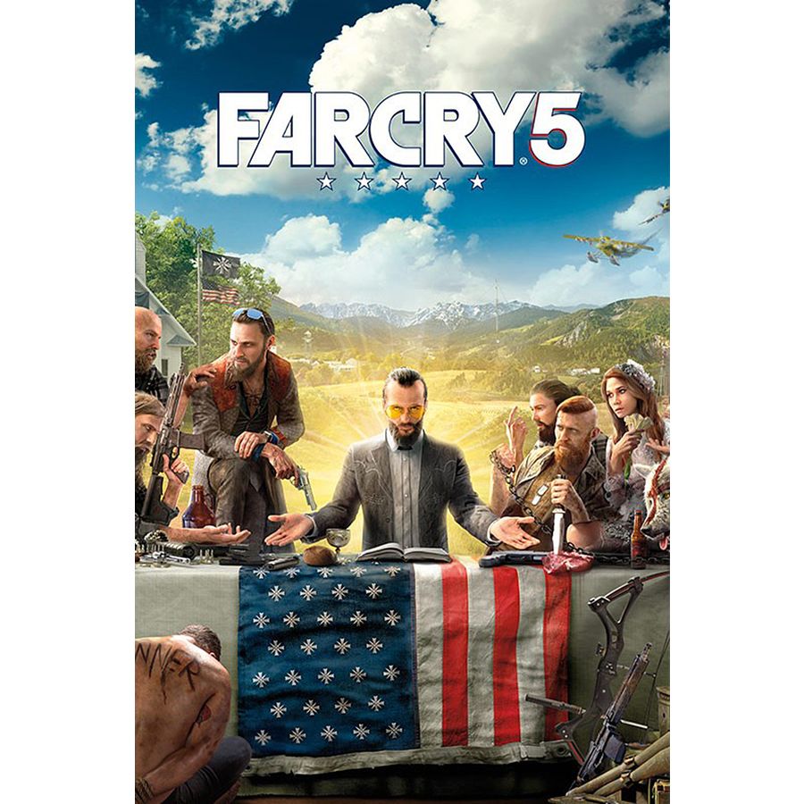 Far Cry 5 Poster Teaser - Posters buy now in the shop Close Up GmbH Far Cry 5 Poster Teaser - Posters buy now in the shop Close Up GmbH