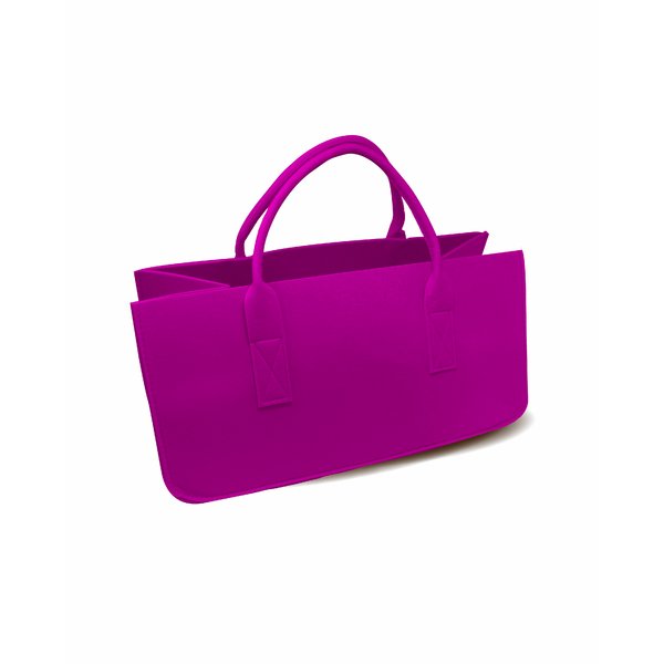 Felt bag Firewood pink