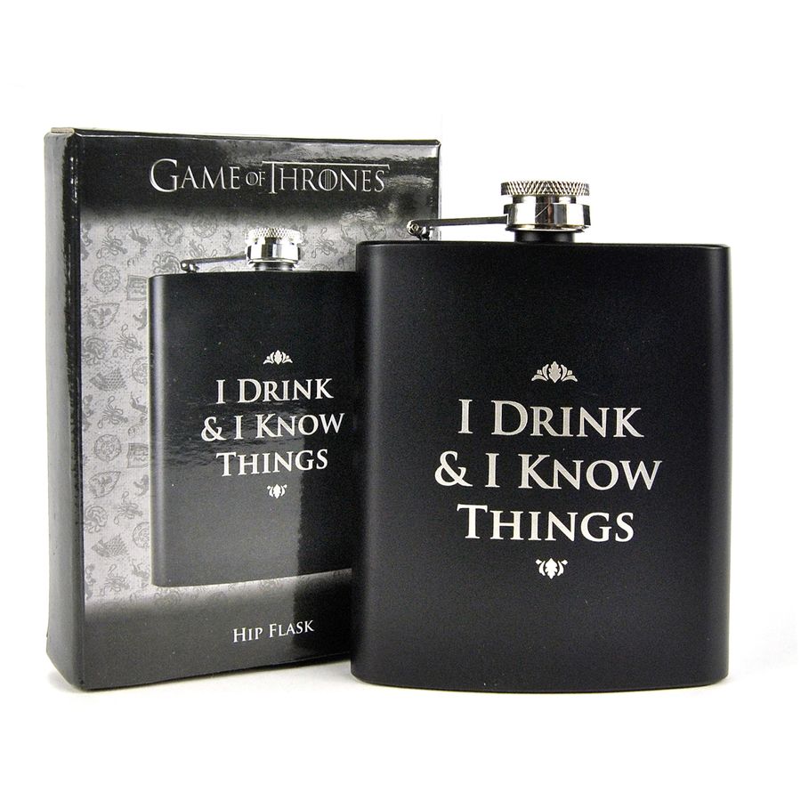 Details about   I Drink and I Know Things Game of Thrones GoT 34oz water bottle 