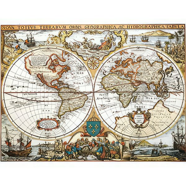 Historic World Map 