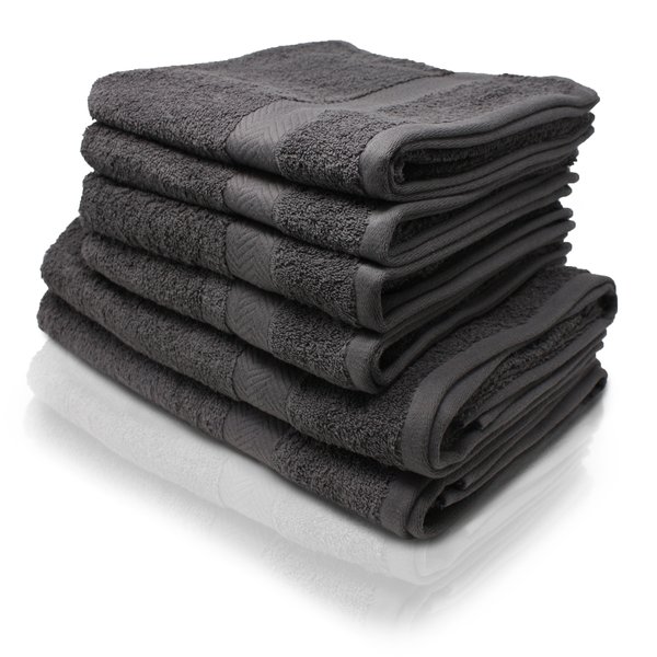 6 Pcs Premium Towel Set - Wash Monkey