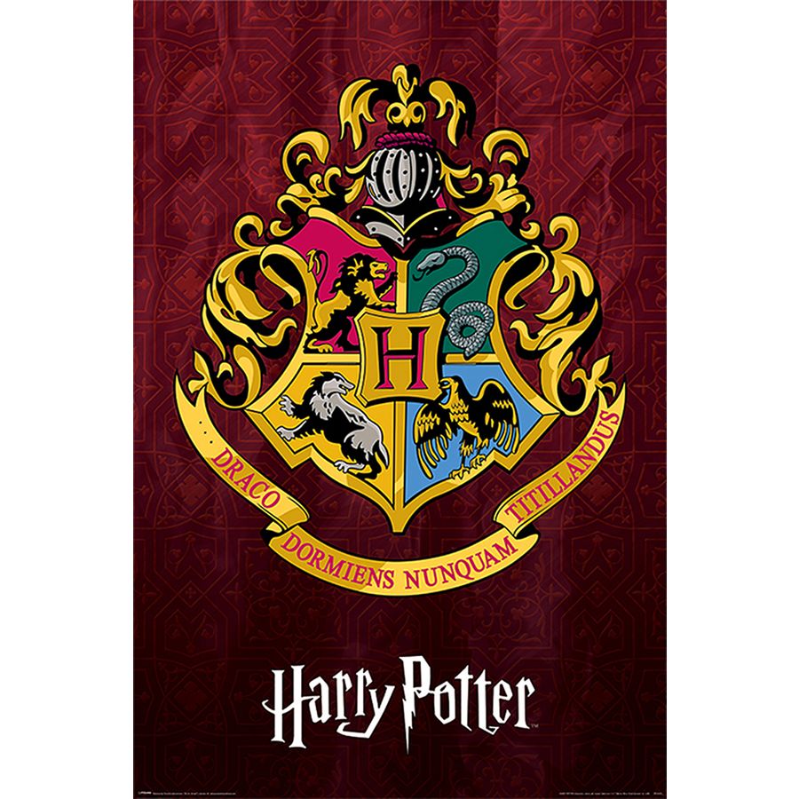 harry potter poster hogwarts school crest  posters buy