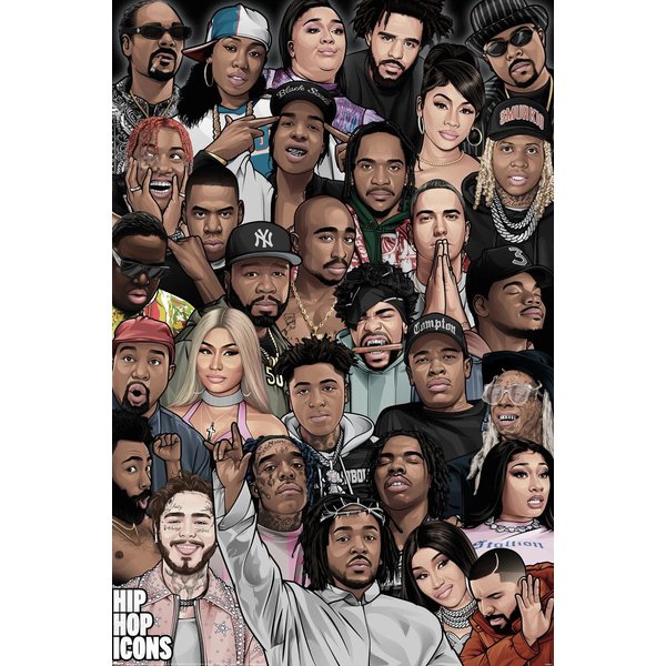 Hip Hop Poster - Icons