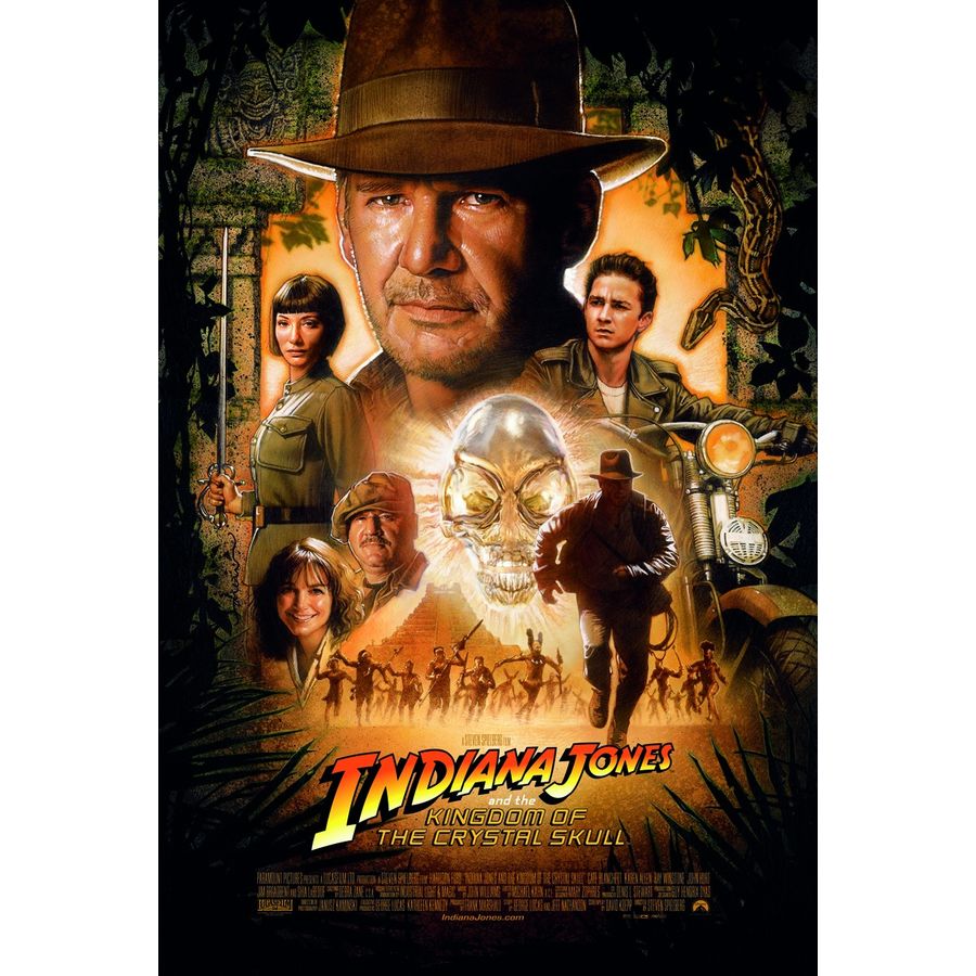 kingdom of the crystal skull poster