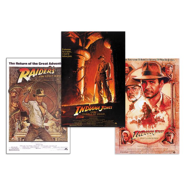 Indiana Jones Poster Set of 3