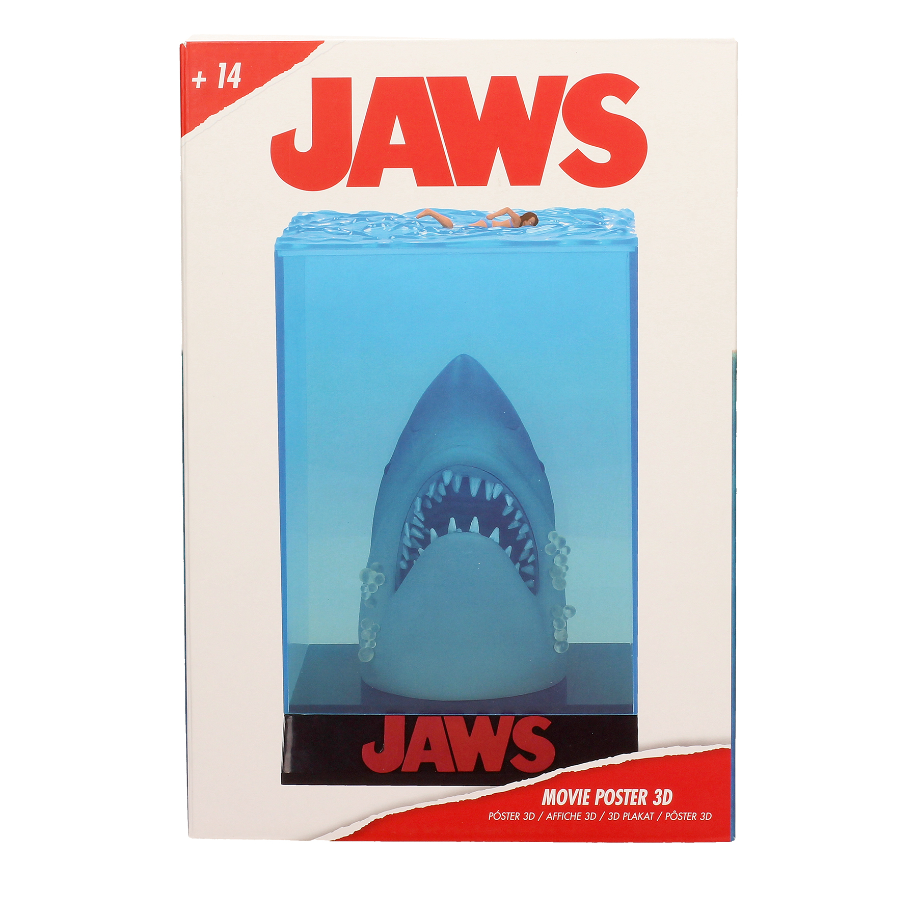 Amazon.com: Jaws 3D Movie Poster Statue : Toys & Games