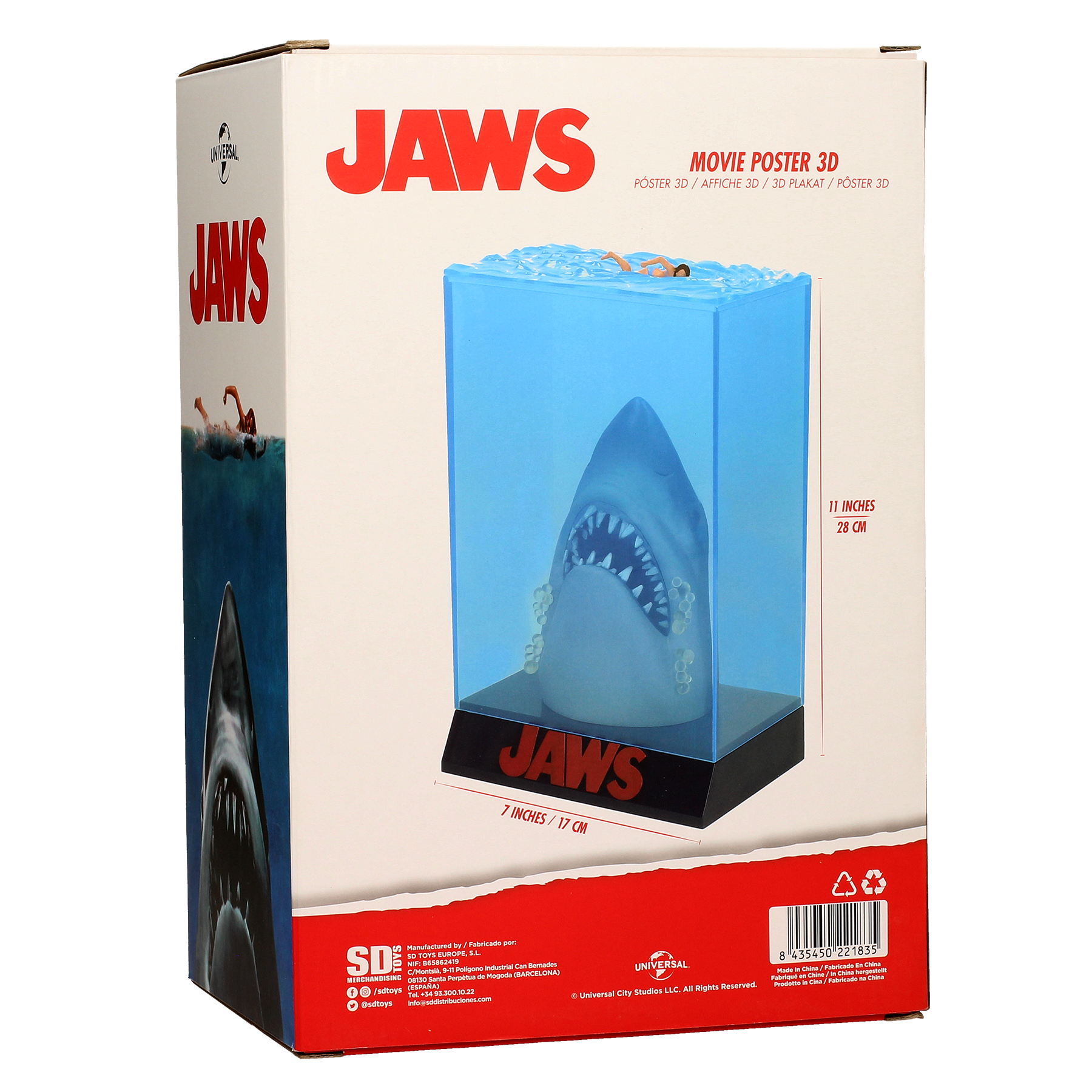 Jaws 3D Poster Statue The great white shark - Figures buy now in the shop  Close Up GmbH