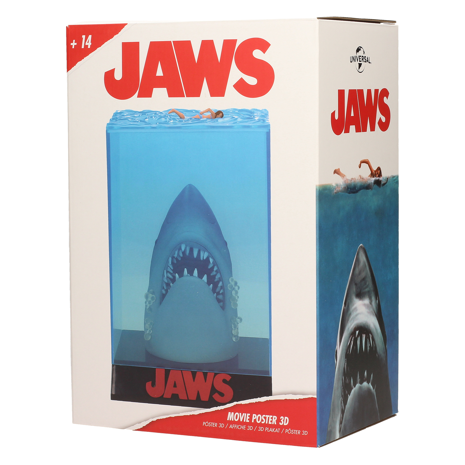Jaws 3D Poster Statue The great white shark - Figures buy now in