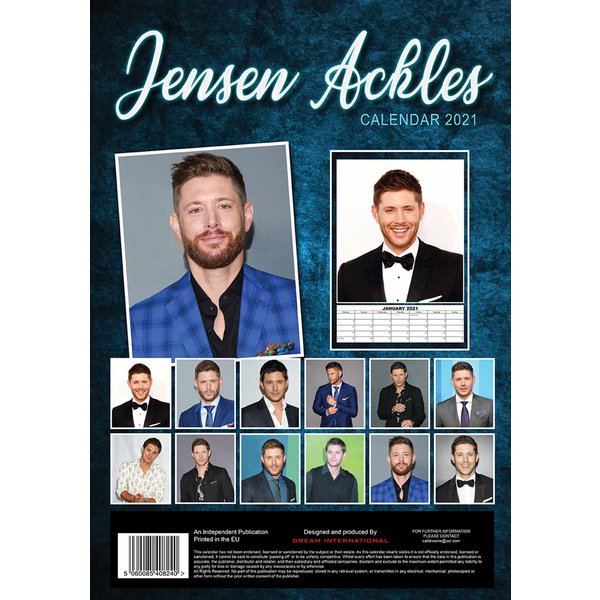 Jensen Ackles Calendar 2021 Tribute Calendar - Calendars ...