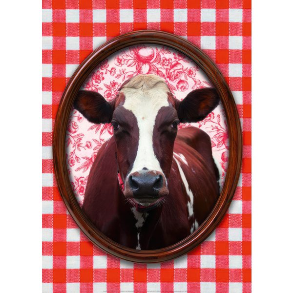 Cow Portrait Poster Art-Print