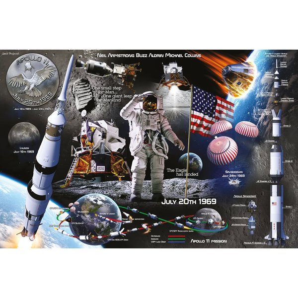 Lunar Landing Poster -