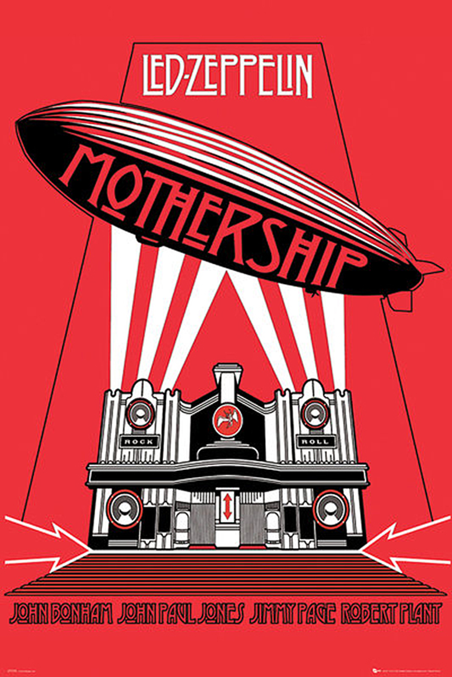 Led Zeppelin Poster Mothership Posters buy now in the shop Close Up GmbH