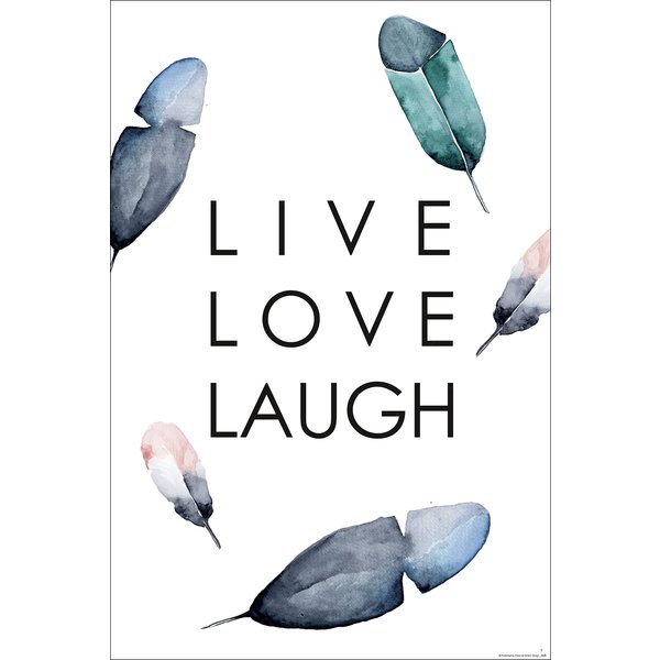 Live Love Laugh Art Print 