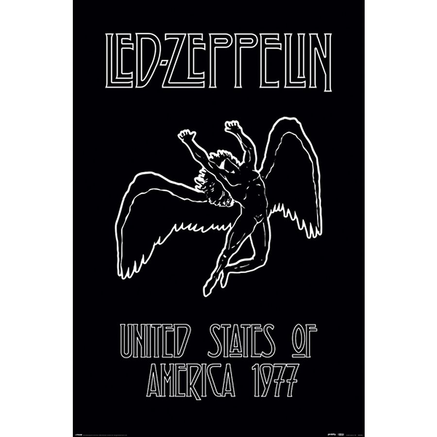 Verrassend Led Zeppelin Poster Icarus - Posters buy now in the shop Close Up GmbH QD-88