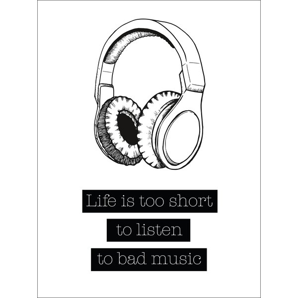 Life is too short Art Print