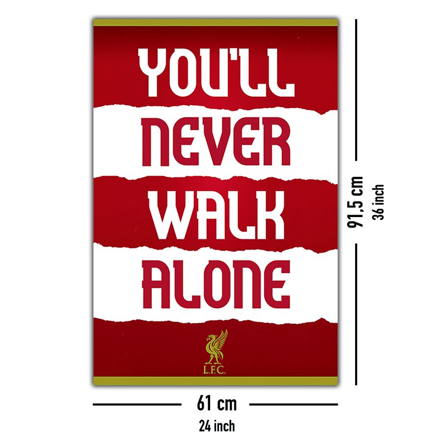 Liverpool Fc Poster Quota You Ll Never Walk Alone Posters Buy Now In The Shop Close Up Gmbh