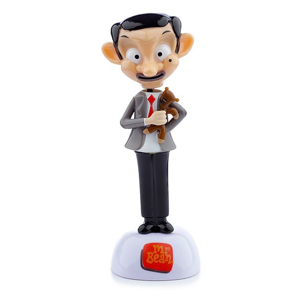 Mr. Bean with Teddy Bear wobbly Figure -