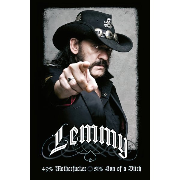 Lemmy Kilmister Poster Motörhead
