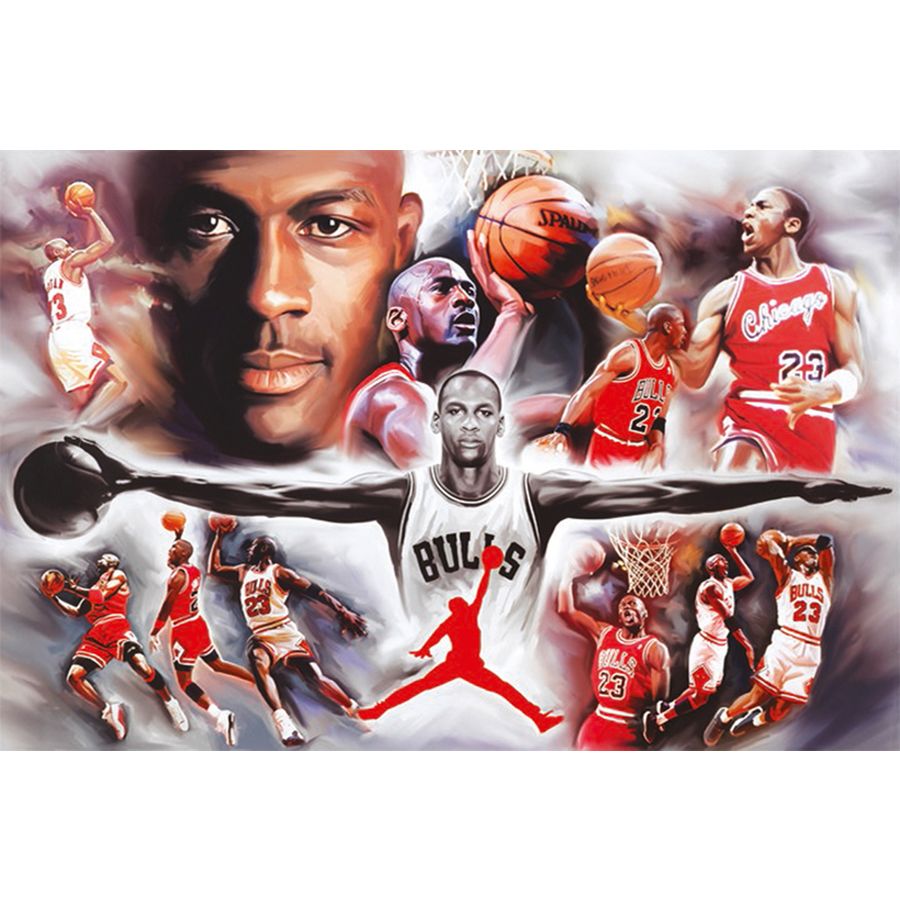 MICHAEL JORDAN POSTER COLLAGE - Posters buy now in the shop Close